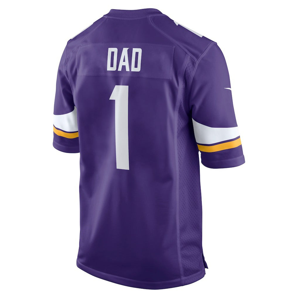 Minnesota Vikings Number 1 Dad  Game Jersey | NFL Sale