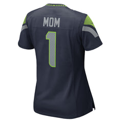 Seattle Seahawks Number 1 Mom  Women's Game Jersey | NFL Near me
