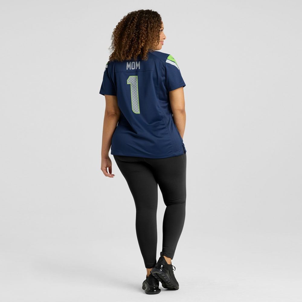 Seattle Seahawks Number 1 Mom  Women's Game Jersey | NFL Near me