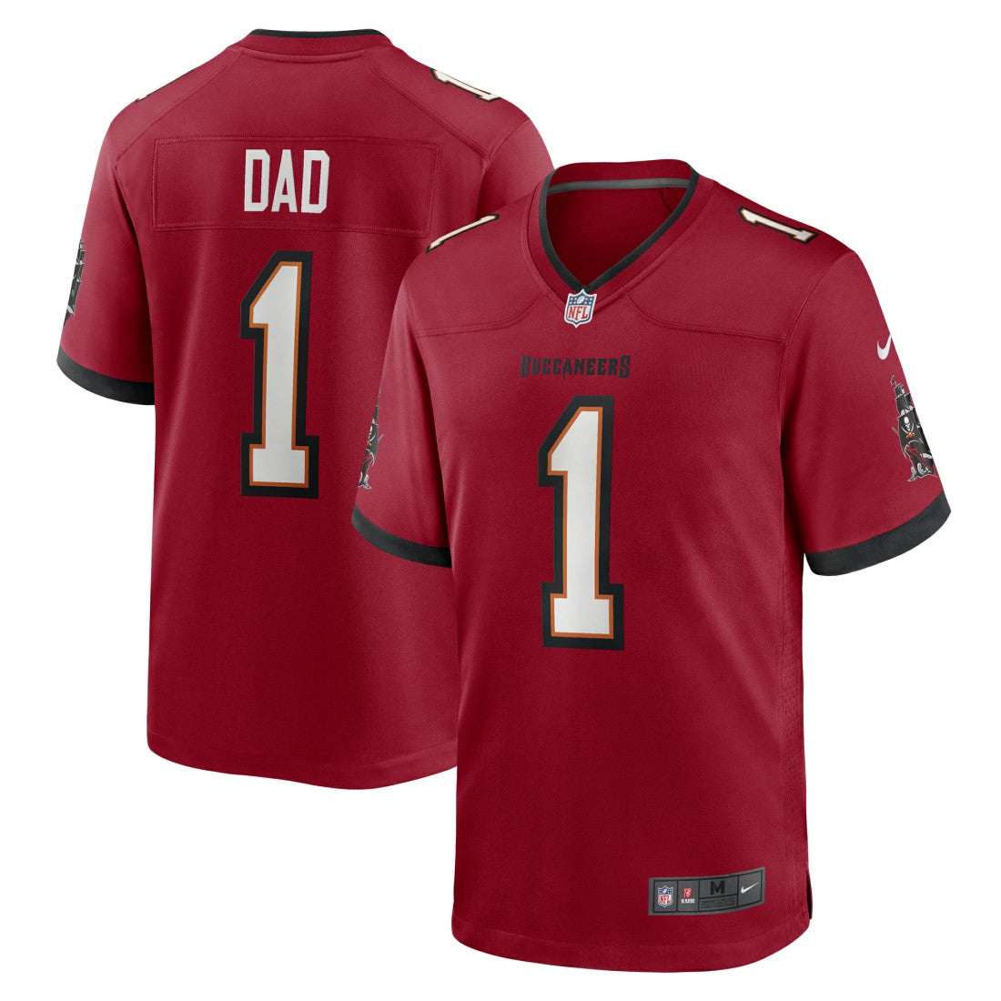Tampa Bay Buccaneers Number 1 Dad  Game Jersey | NFL New