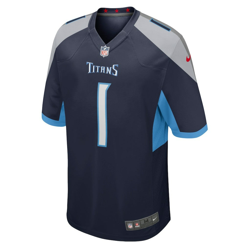 Tennessee Titans Number 1 Dad  Game Jersey | NFL Outlet
