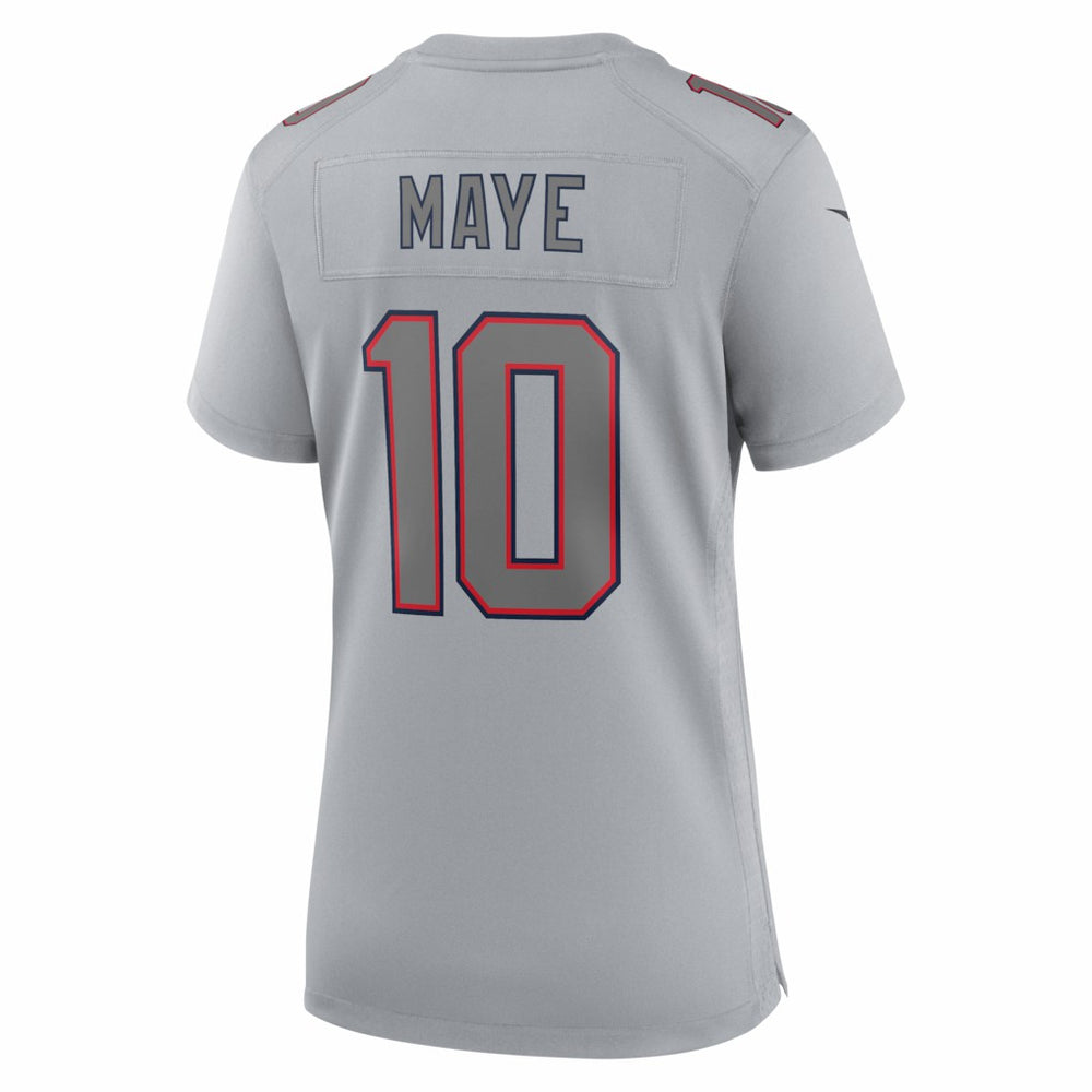 New England Patriots Drake Maye  Women's Super Bowl LX Patch Atmosphere Fashion Game Jersey | NFL Online