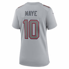 New England Patriots Drake Maye  Women's Super Bowl LX Patch Atmosphere Fashion Game Jersey | NFL Online