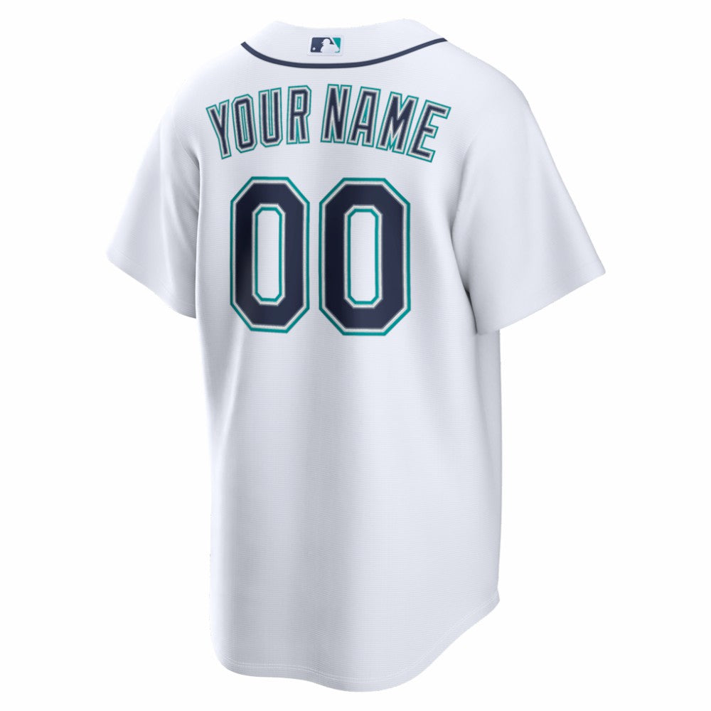 Seattle Mariners Nike Home Replica Custom Jersey - MLB Jerseys