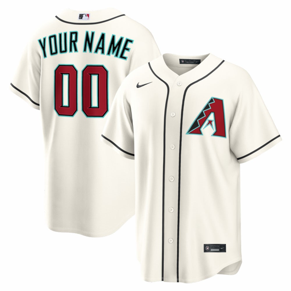 Arizona Diamondbacks Nike Home Replica Custom Jersey - MLB Jerseys