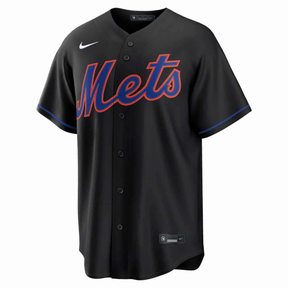 New York Mets Nike Alternate Replica Custom Jersey - MLB Jerseys
