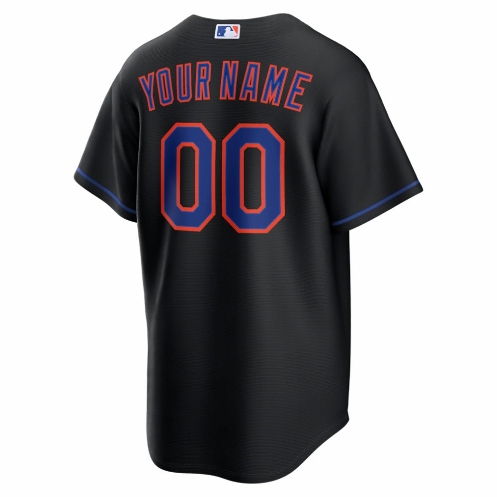New York Mets Nike Alternate Replica Custom Jersey - MLB Jerseys