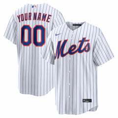 New York Mets Nike Home Replica Custom Jersey - MLB Jerseys