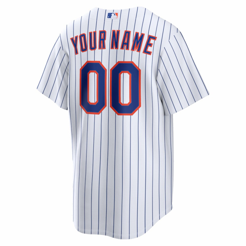 New York Mets Nike Home Replica Custom Jersey - MLB Jerseys
