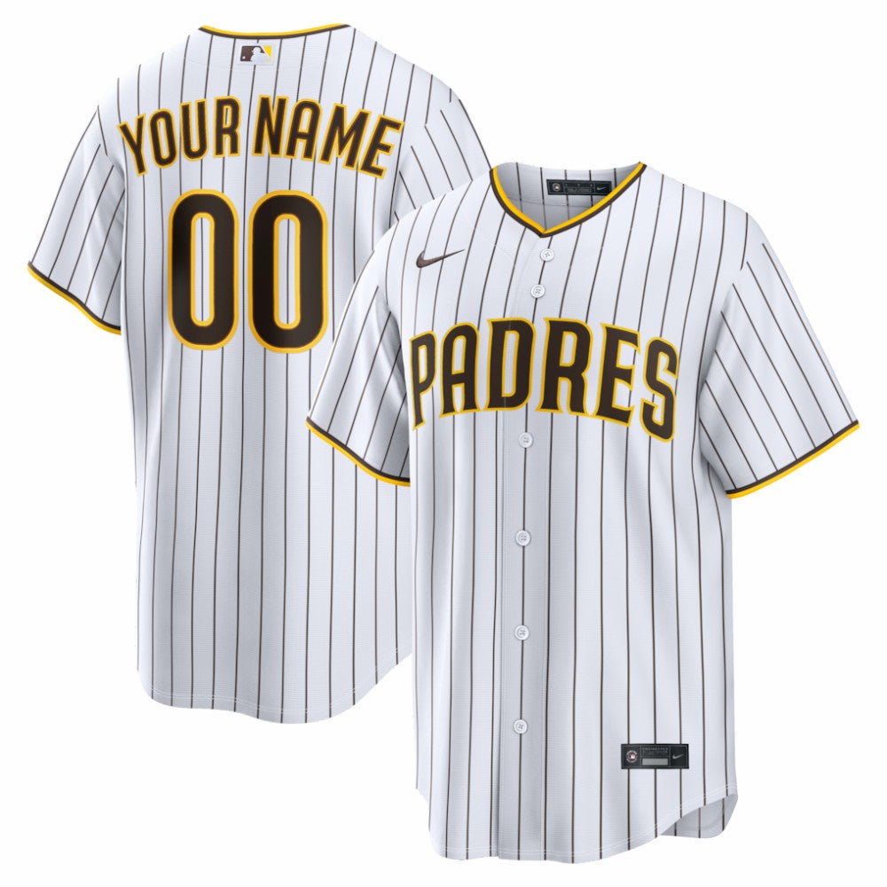San Diego Padres Nike Home Replica Custom Jersey - MLB Jerseys