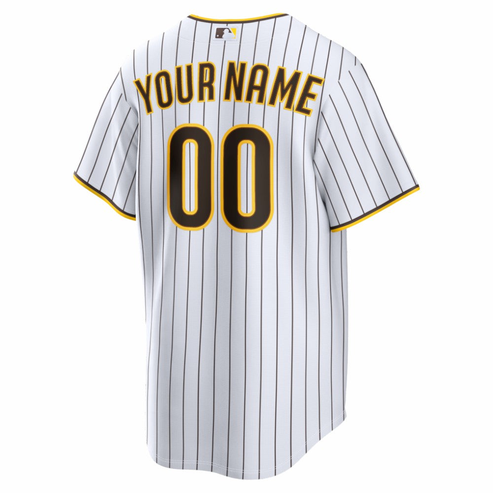 San Diego Padres Nike Home Replica Custom Jersey - MLB Jerseys