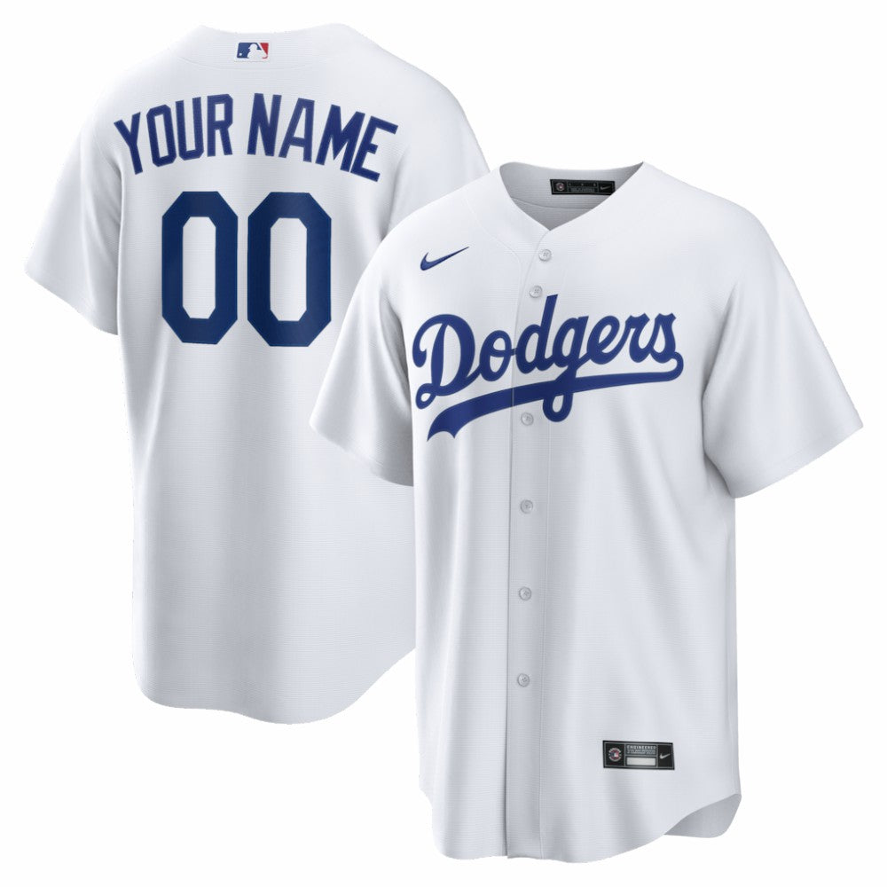 Los Angeles Dodgers Nike Home Replica Custom Jersey - MLB Jerseys