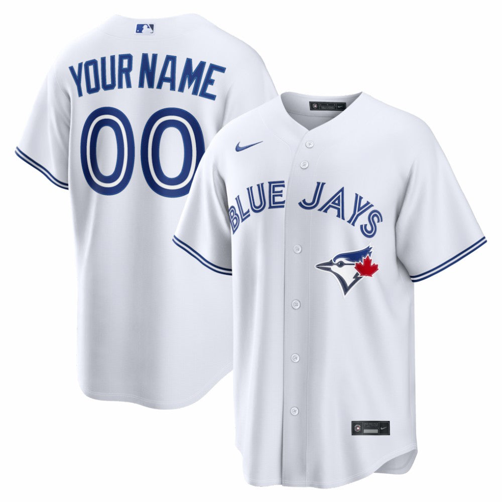 Toronto Blue Jays Nike Home Replica Custom Jersey - MLB Jerseys