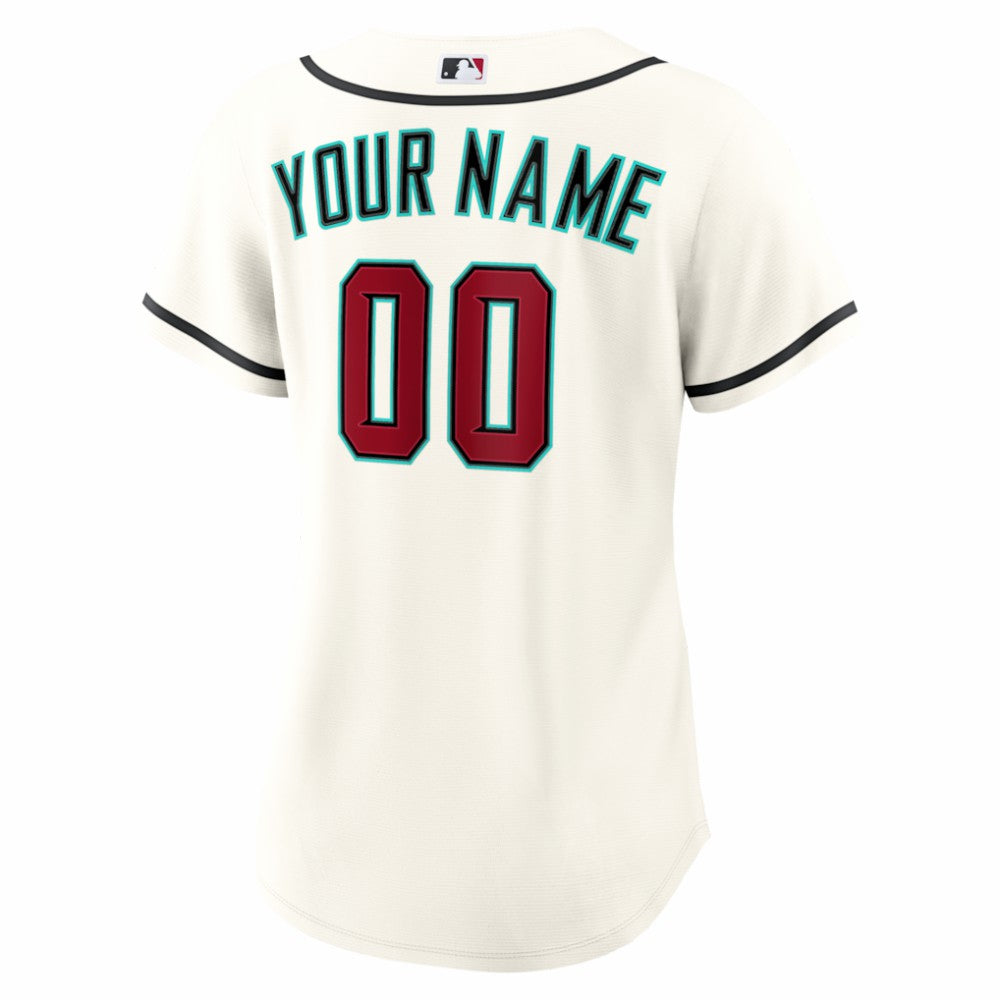 Arizona Diamondbacks Nike Women's Home Replica Custom Jersey - MLB Jerseys