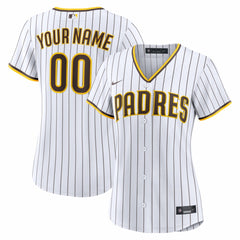San Diego Padres Nike Women's Home Replica Custom Jersey - MLB Jerseys