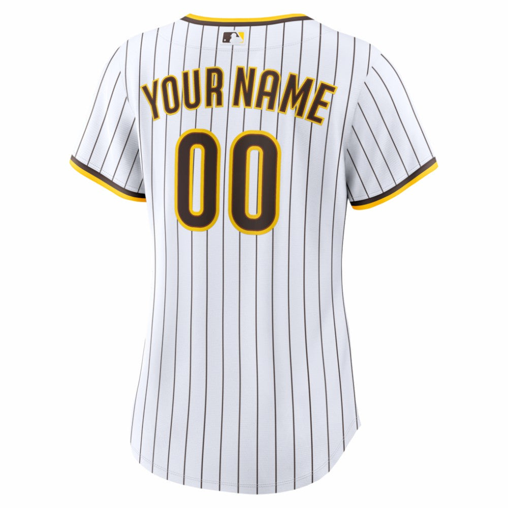 San Diego Padres Nike Women's Home Replica Custom Jersey - MLB Jerseys