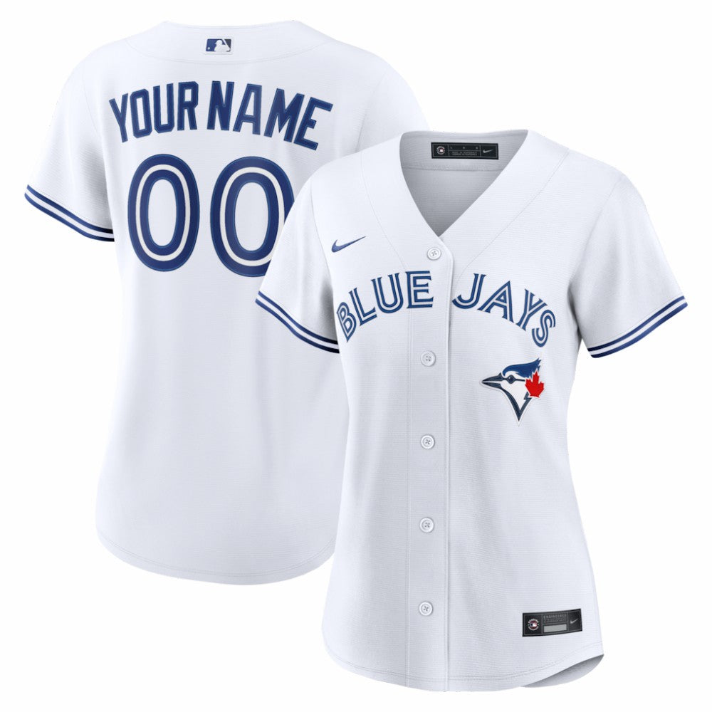 Toronto Blue Jays Nike Women's Home Replica Custom Jersey - MLB Jerseys