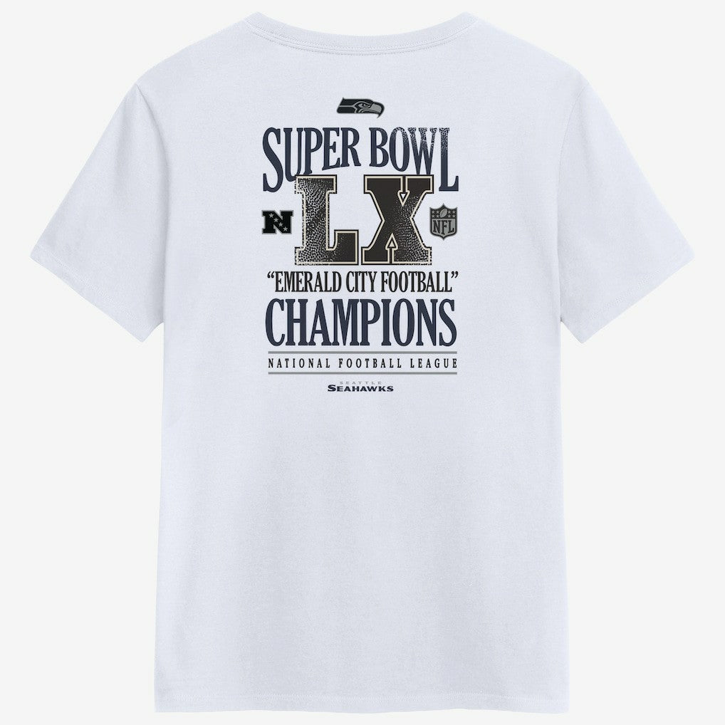Seattle Seahawks Women's Super Bowl LX Champions Long Ball T-Shirt | NFL Online