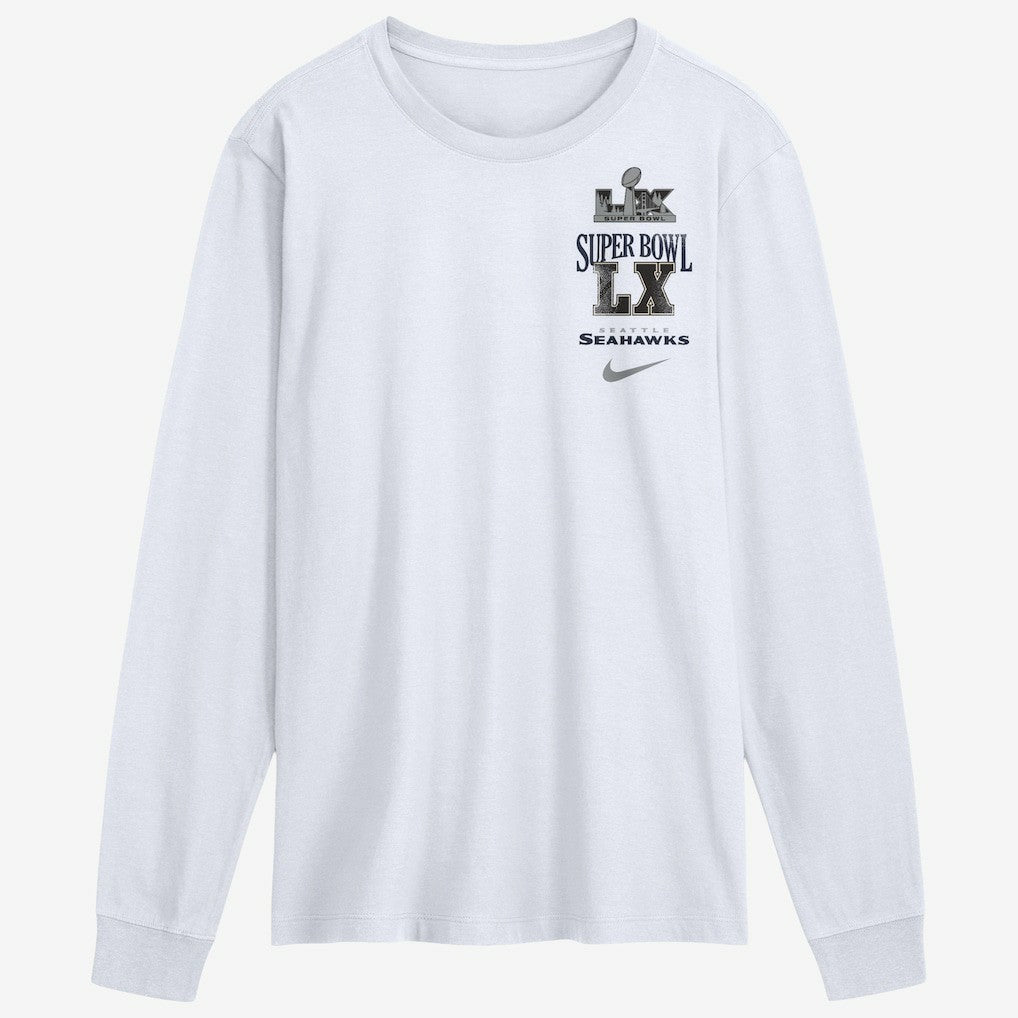 Seattle Seahawks Super Bowl LX Champions Long Ball Long Sleeve T-Shirt | NFL Near me