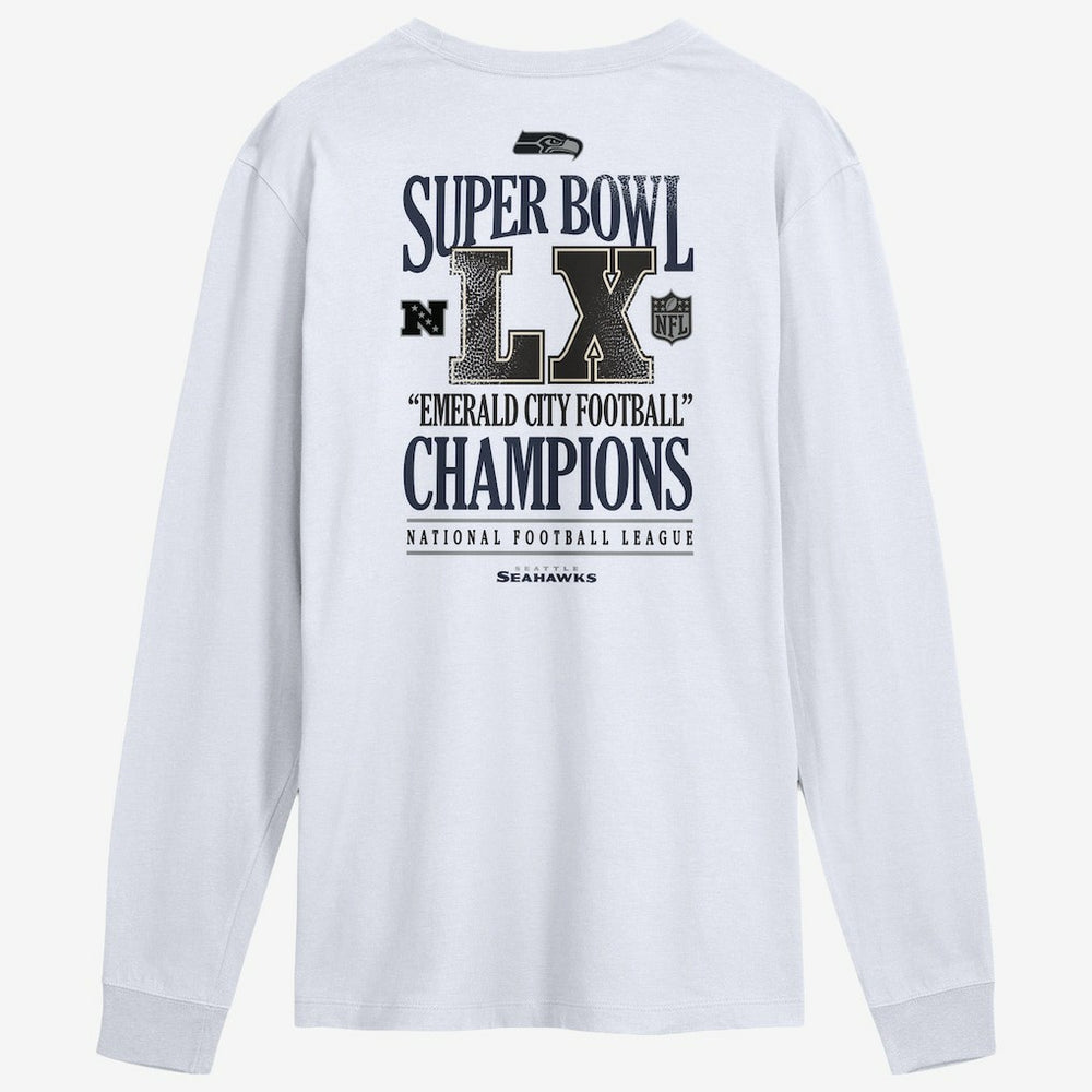 Seattle Seahawks Super Bowl LX Champions Long Ball Long Sleeve T-Shirt | NFL Near me