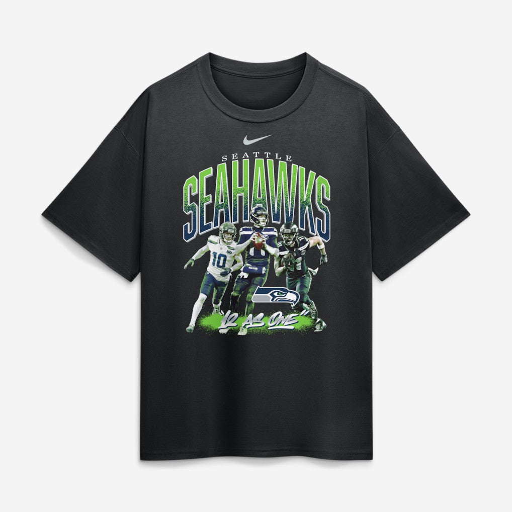 Seattle Seahawks 12 As One Loose T-Shirt | NFL Online