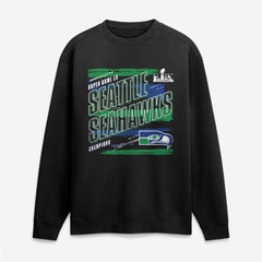 Seattle Seahawks Super Bowl LX Champions Classic Stripes Legacy Fleece Sweatshirt | NFL US