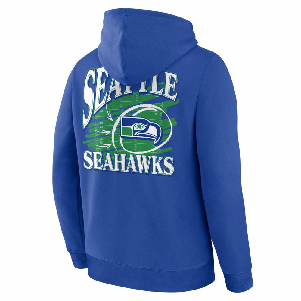 Seattle Seahawks Classic Scribble Legacy Fleece Hoodie | NFL Outlet