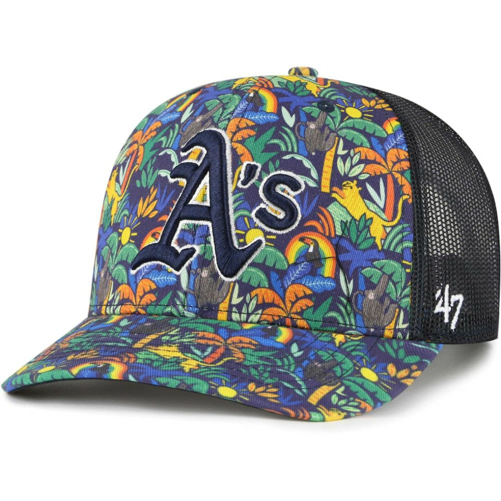 Athletics '47 Youth Jungle Gym Adjustable Trucker Hat - MLB Hats