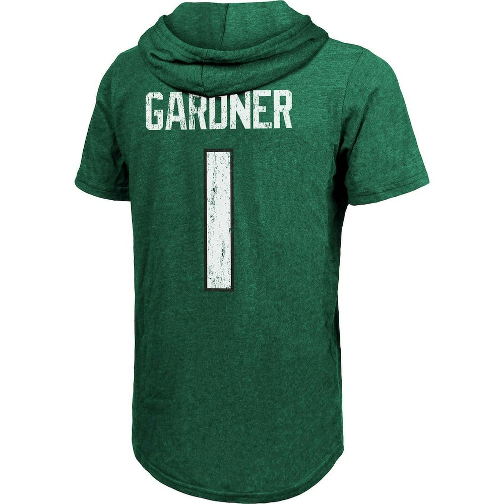 New York Jets Ahmad Sauce Gardner  Majestic Threads Player Name & Number Tri-Blend Hoodie T-Shirt | NFL On sale