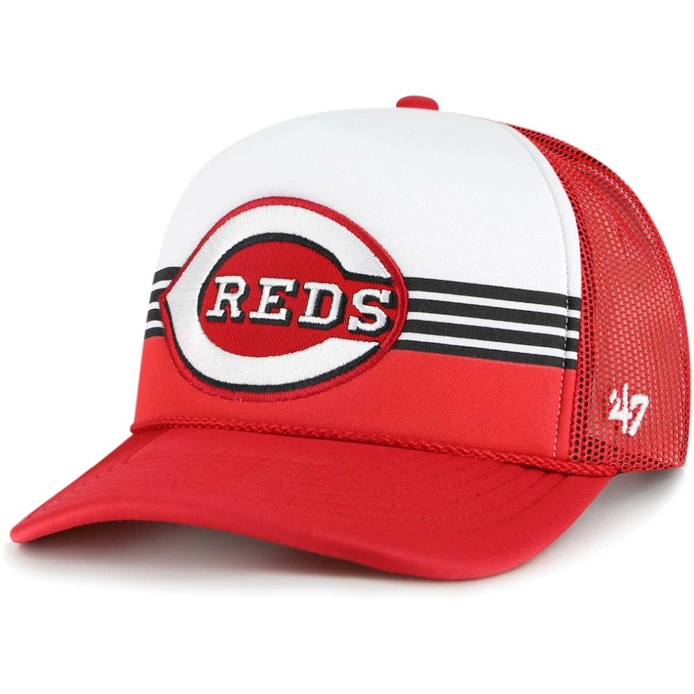 Cincinnati Reds '47 Lift Off Foam Front Mesh Trucker Adjustable Hat - MLB Hats
