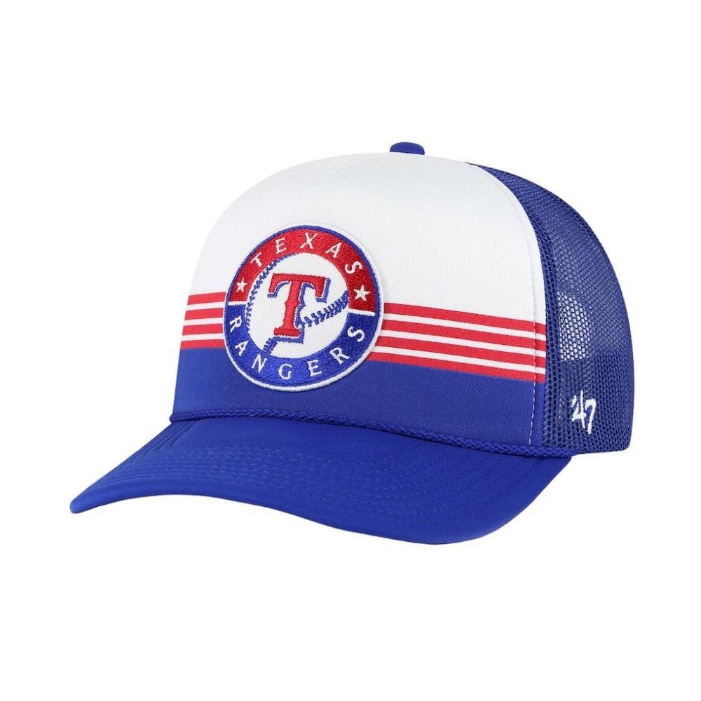 Texas Rangers '47 Lift Off Foam Front Mesh Trucker Adjustable Hat - MLB Hats