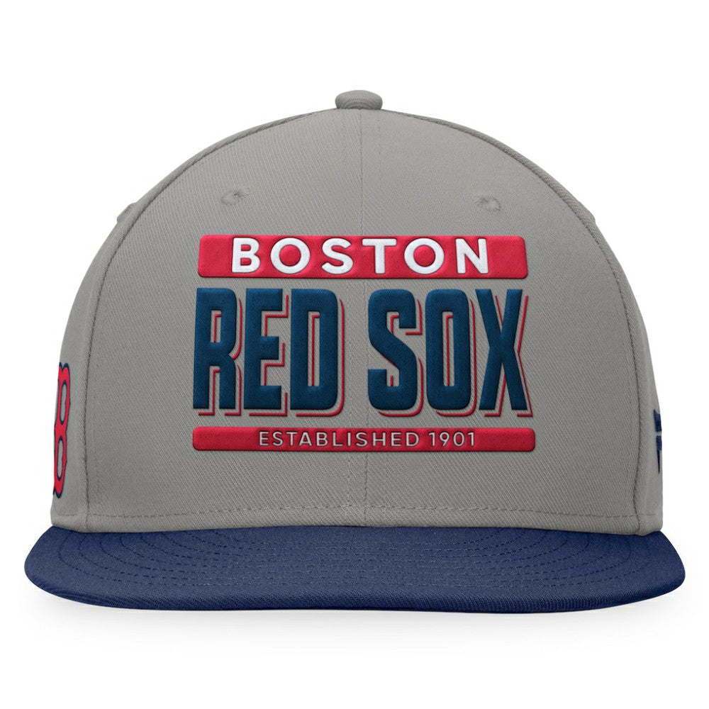Boston Red Sox Fanatics Line Drive Two-Tone Snapback Hat - MLB Hats