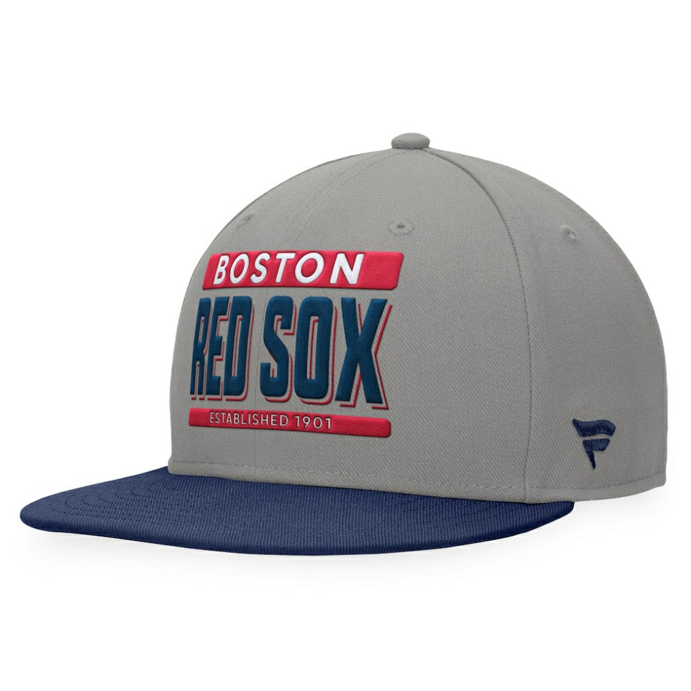 Boston Red Sox Fanatics Line Drive Two-Tone Snapback Hat - MLB Hats