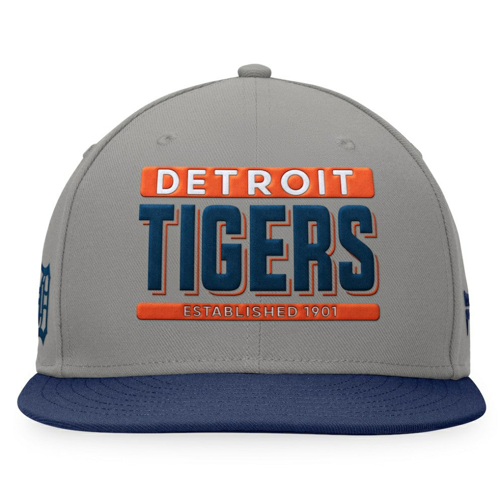 Detroit Tigers Fanatics Line Drive Two-Tone Snapback Hat - MLB Hats