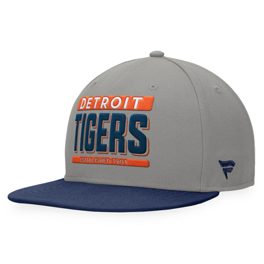 Detroit Tigers Fanatics Line Drive Two-Tone Snapback Hat - MLB Hats