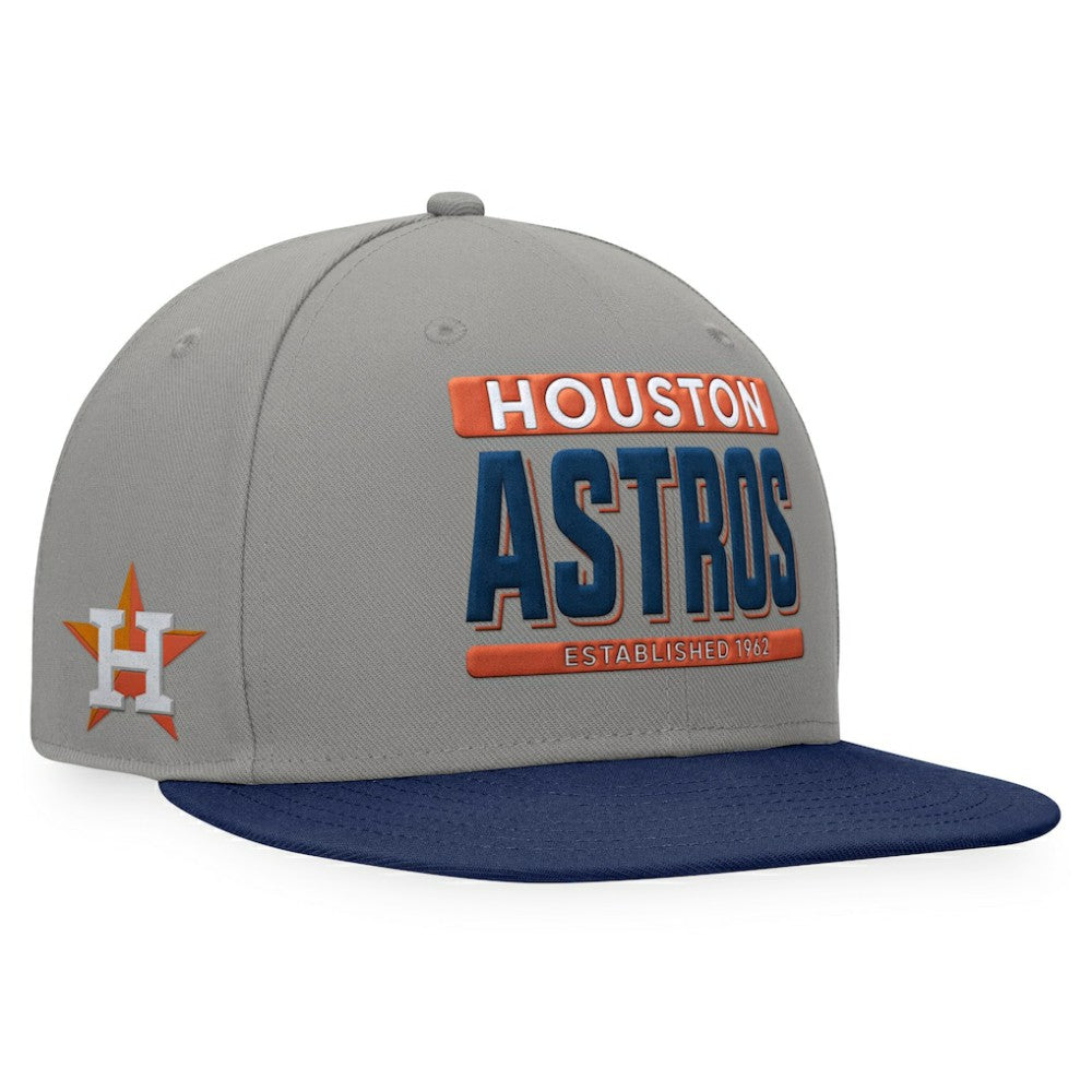 Houston Astros Fanatics Line Drive Two-Tone Snapback Hat - MLB Hats