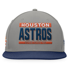 Houston Astros Fanatics Line Drive Two-Tone Snapback Hat - MLB Hats