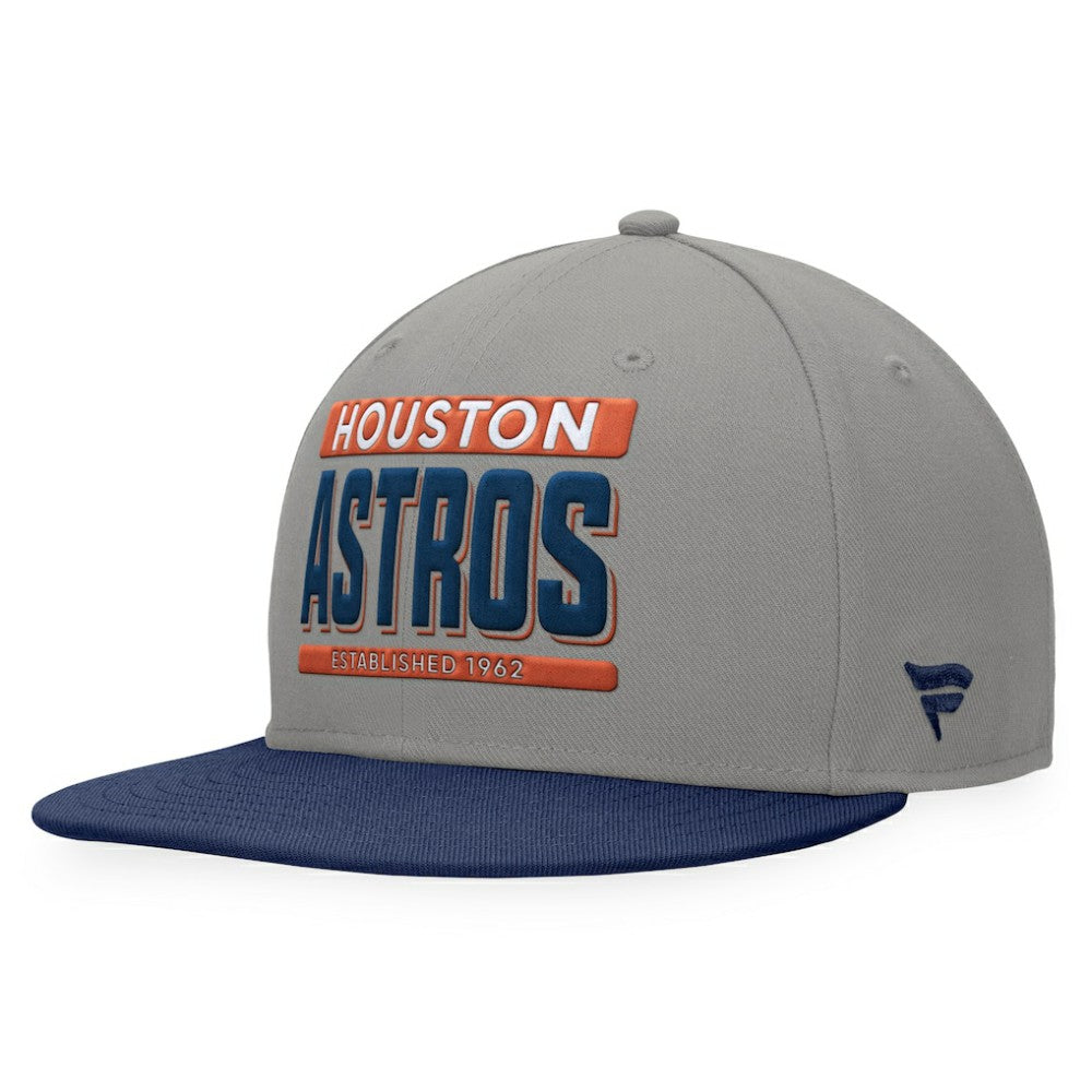 Houston Astros Fanatics Line Drive Two-Tone Snapback Hat - MLB Hats