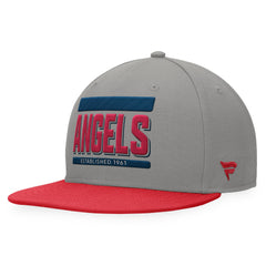 Los Angeles Angels Fanatics Line Drive Two-Tone Snapback Hat - MLB Hats