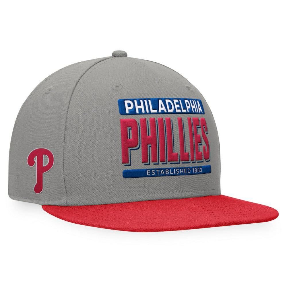 Philadelphia Phillies Fanatics Line Drive Two-Tone Snapback Hat - MLB Hats