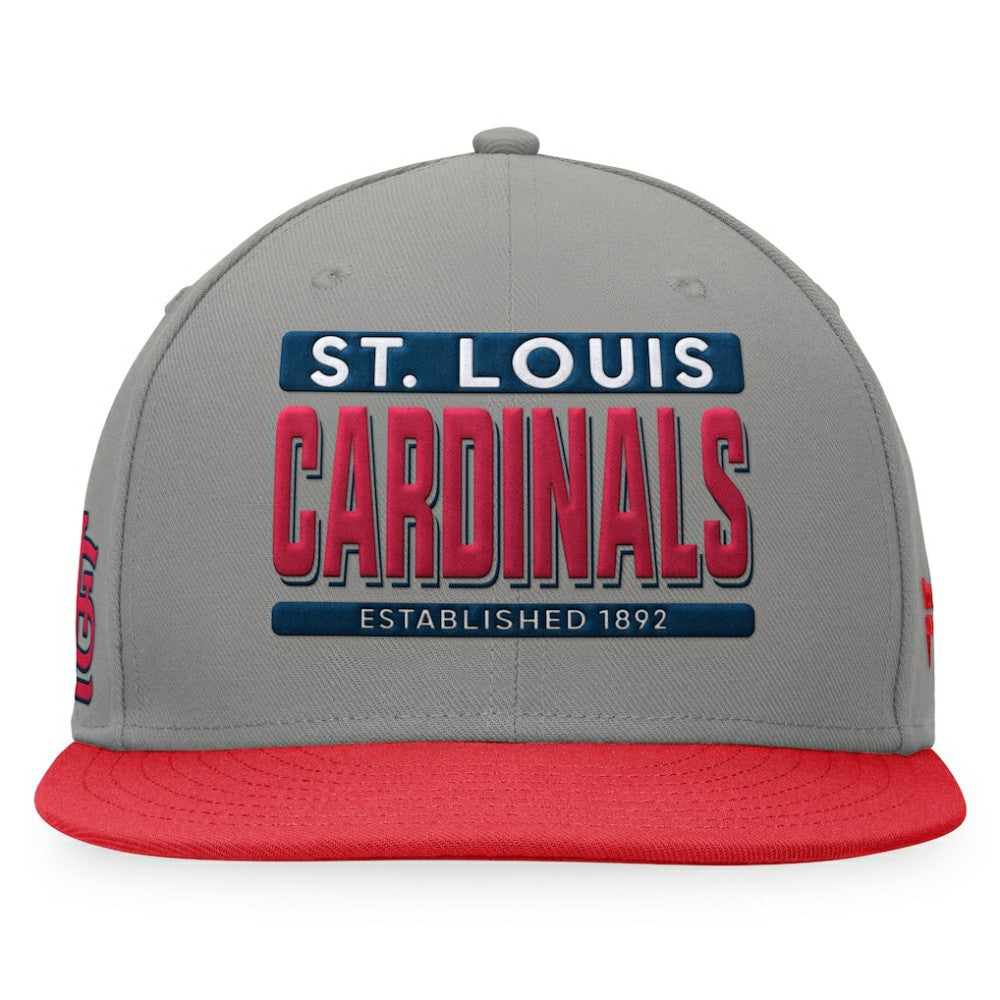 St. Louis Cardinals Fanatics Line Drive Two-Tone Snapback Hat - MLB Hats