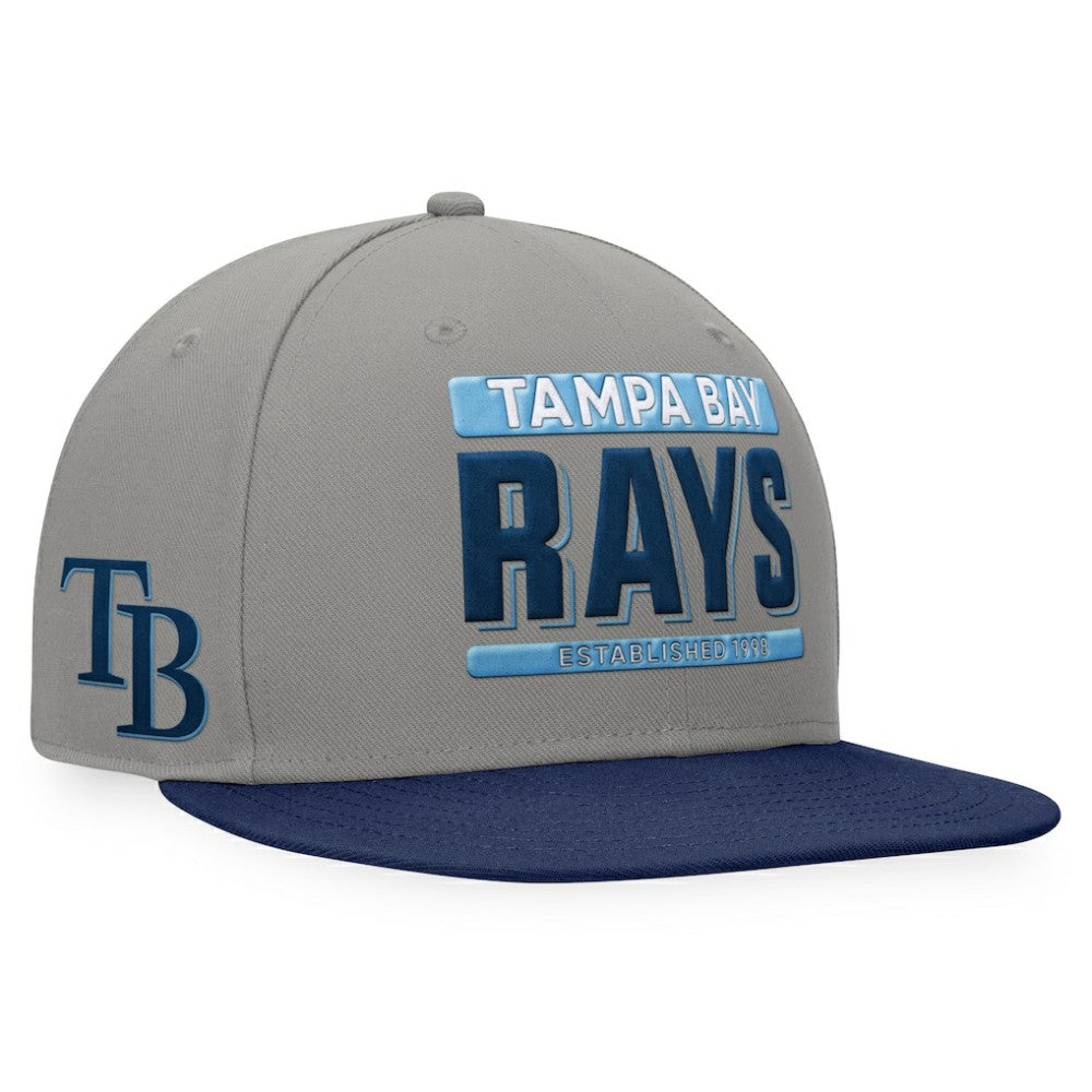 Tampa Bay Rays Fanatics Line Drive Two-Tone Snapback Hat - MLB Hats