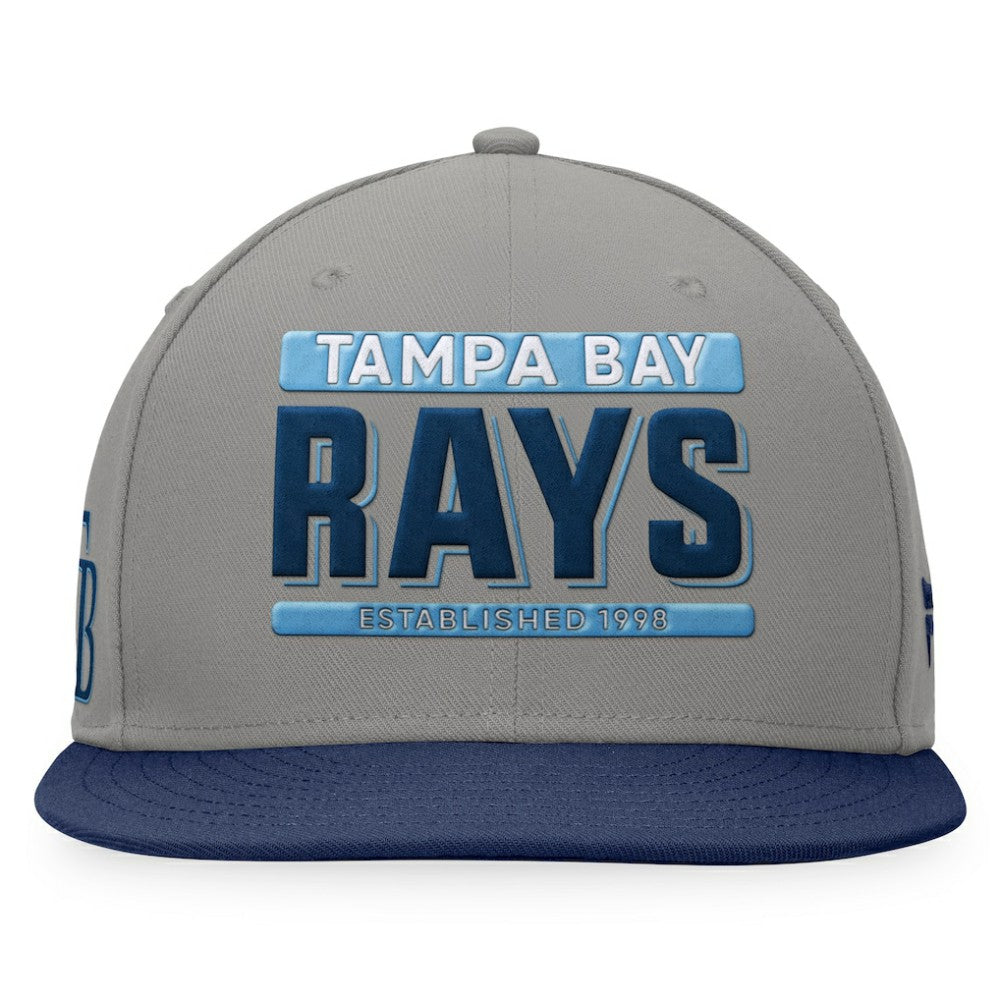 Tampa Bay Rays Fanatics Line Drive Two-Tone Snapback Hat - MLB Hats