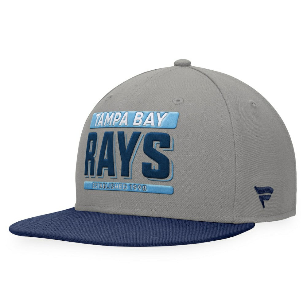 Tampa Bay Rays Fanatics Line Drive Two-Tone Snapback Hat - MLB Hats