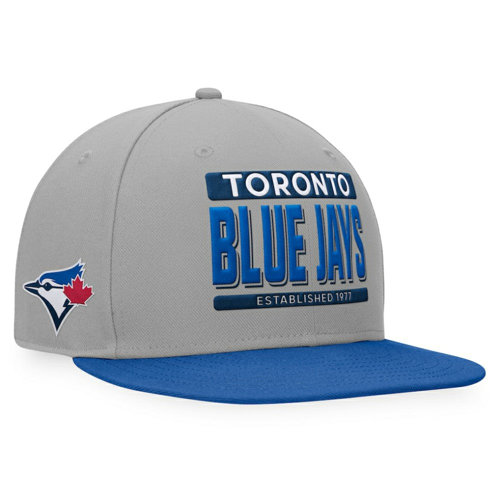 Toronto Blue Jays Fanatics Line Drive Two-Tone Snapback Hat - MLB Hats