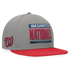 Washington Nationals Fanatics Line Drive Two-Tone Snapback Hat - MLB Hats