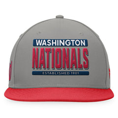 Washington Nationals Fanatics Line Drive Two-Tone Snapback Hat - MLB Hats