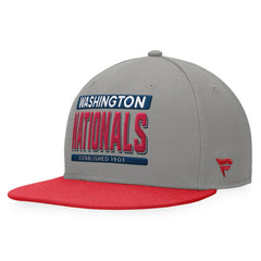 Washington Nationals Fanatics Line Drive Two-Tone Snapback Hat - MLB Hats