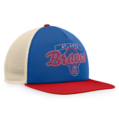 Atlanta Braves Fanatics Cooperstown Collection Talley Foam Trucker Snapback Hat - MLB Hats