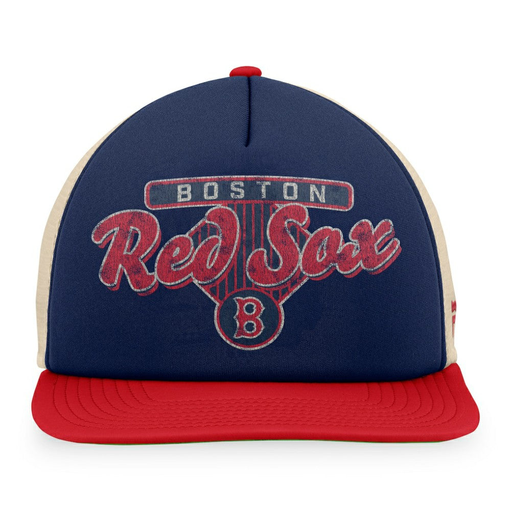 Boston Red Sox Fanatics Cooperstown Collection Talley Foam Trucker Snapback Hat - MLB Hats